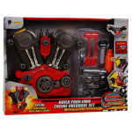 Viacdielny motor na skrutkovanie